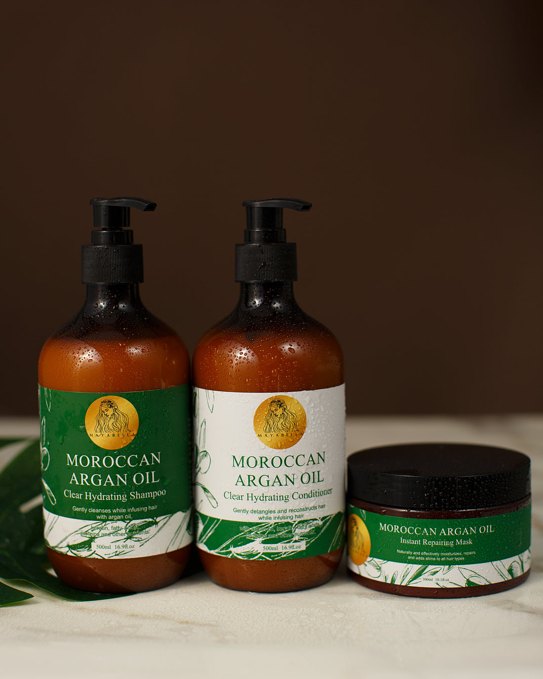 Moroccan Argan Oil Shampoo + Moroccan Argan Oil  Conditioner + Moroccan Argan Oil Mask