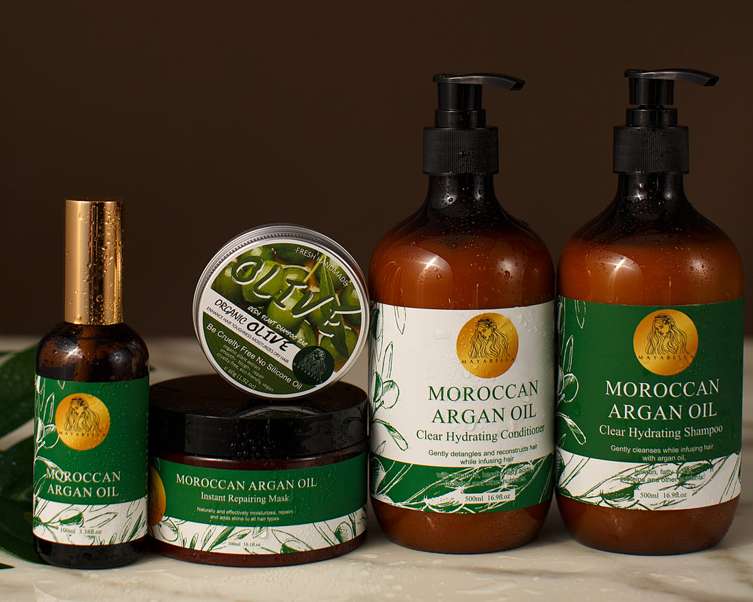 Moroccan Argan Oil Set + Soap Bar