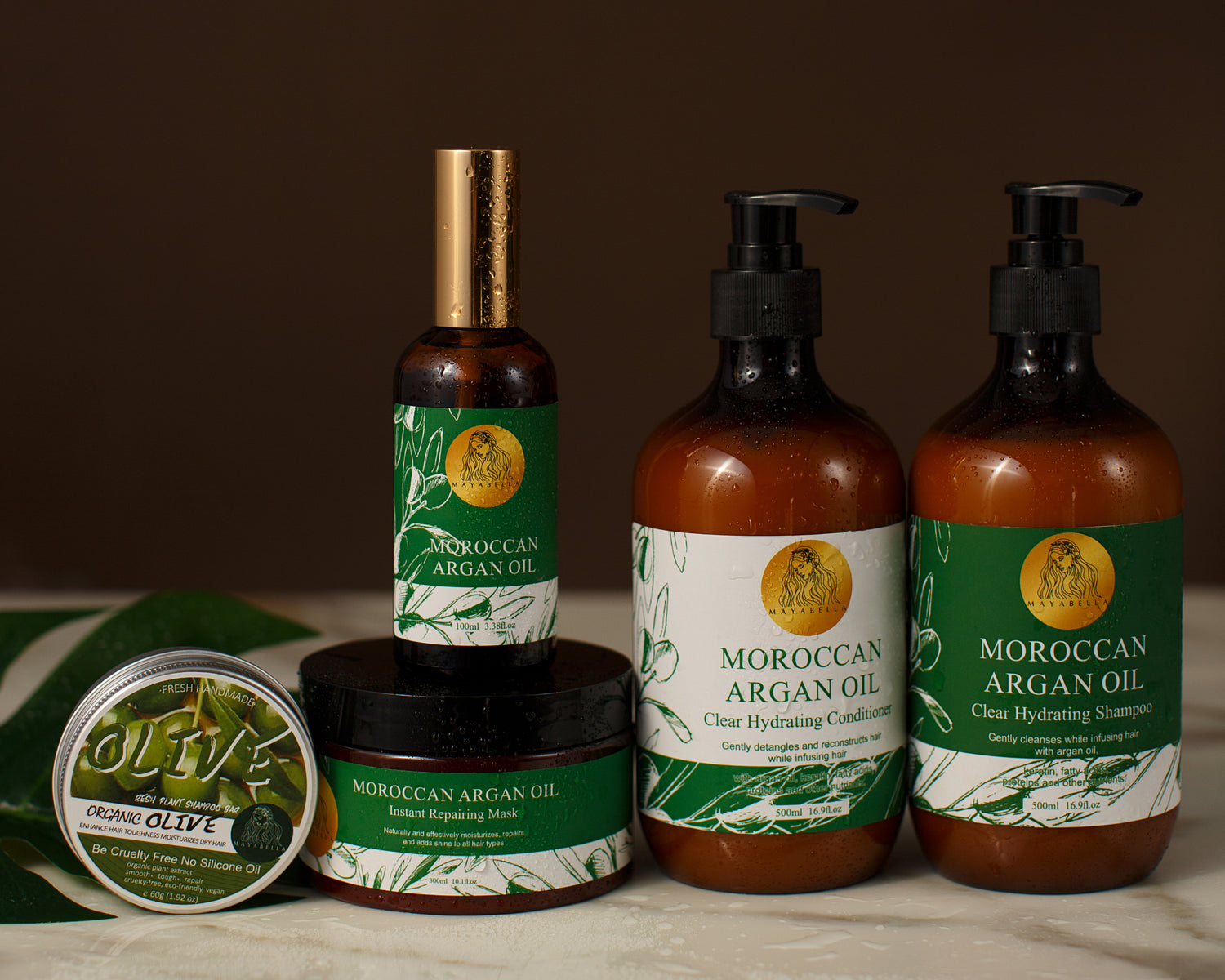 Moroccan Argan Oil Set + Soap Bar